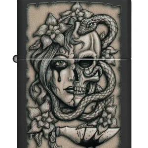 Zippo Ricaricabile, Antivento, Made In Usa Nero Unisex