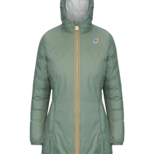 K-way Denise Thermo Plus.2 Double Reversibile Giubbotto Piumino Verde Donna