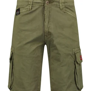 Geographical Norway Pantalone Corto Verde Uomo