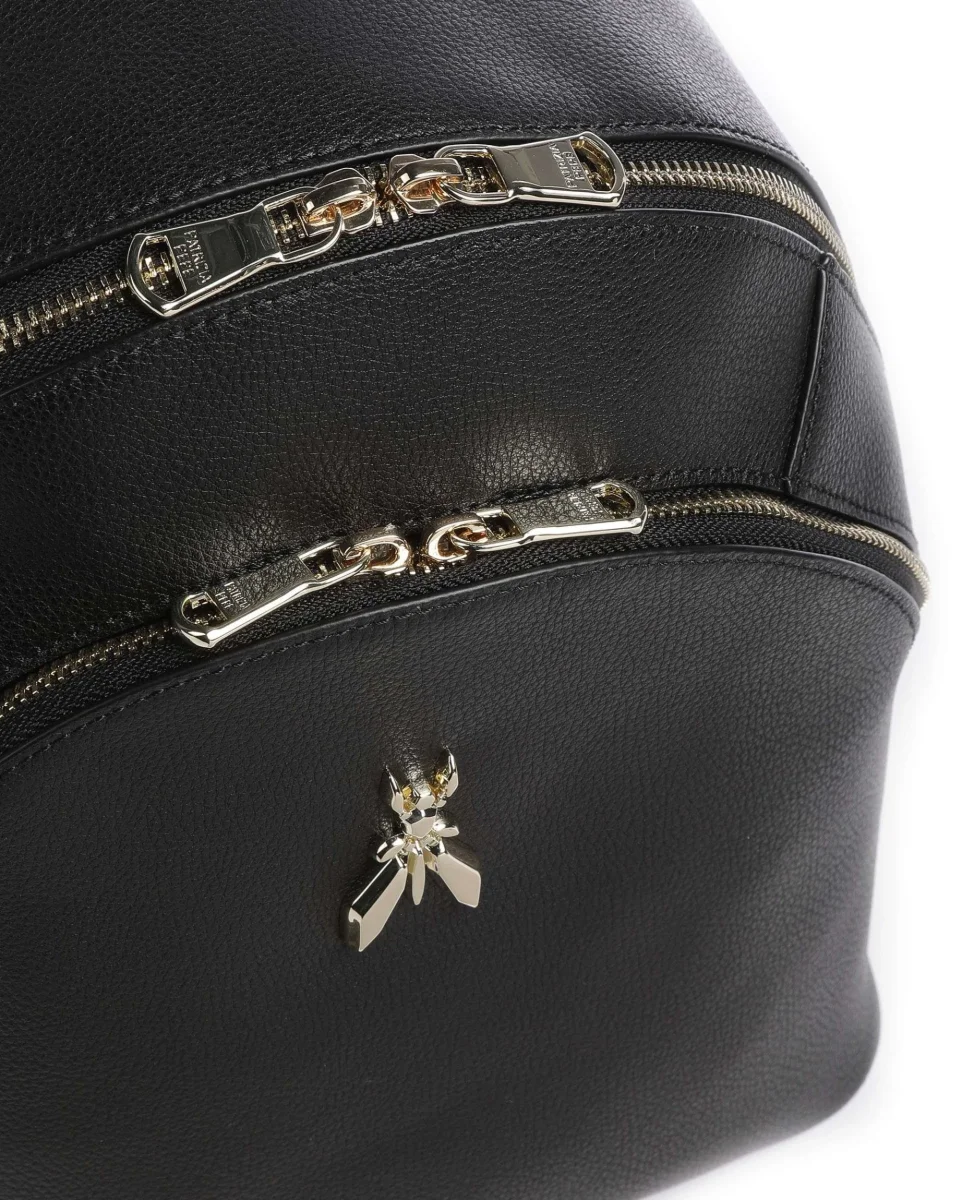 Patrizia Pepe Zaino Classico CB0056 in Pelle Nero con Logo Donna - immagine 4