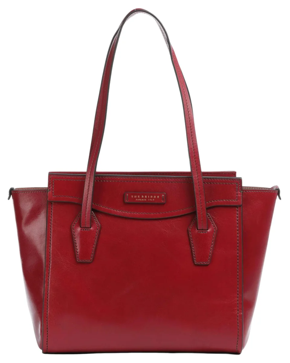 The Bridge Borsa Shopper Tote Tracolla Rosso Donna