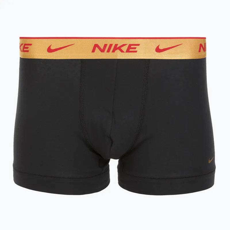 Nike 3 pack trunk boxer cotone elastico con logo 0000KE1008 tripack nero - immagine 7