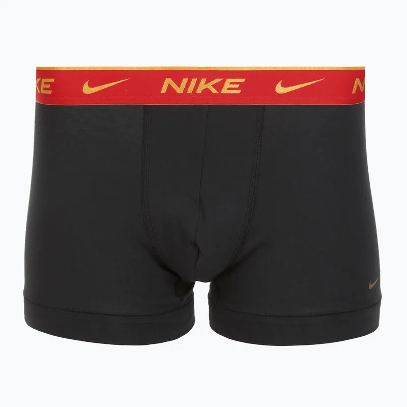 Nike 3 pack trunk boxer cotone elastico con logo 0000KE1008 tripack nero - immagine 6