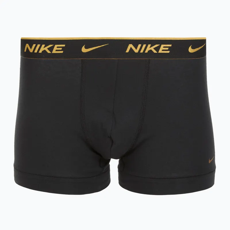 Nike 3 pack trunk boxer cotone elastico con logo 0000KE1008 tripack nero - immagine 5