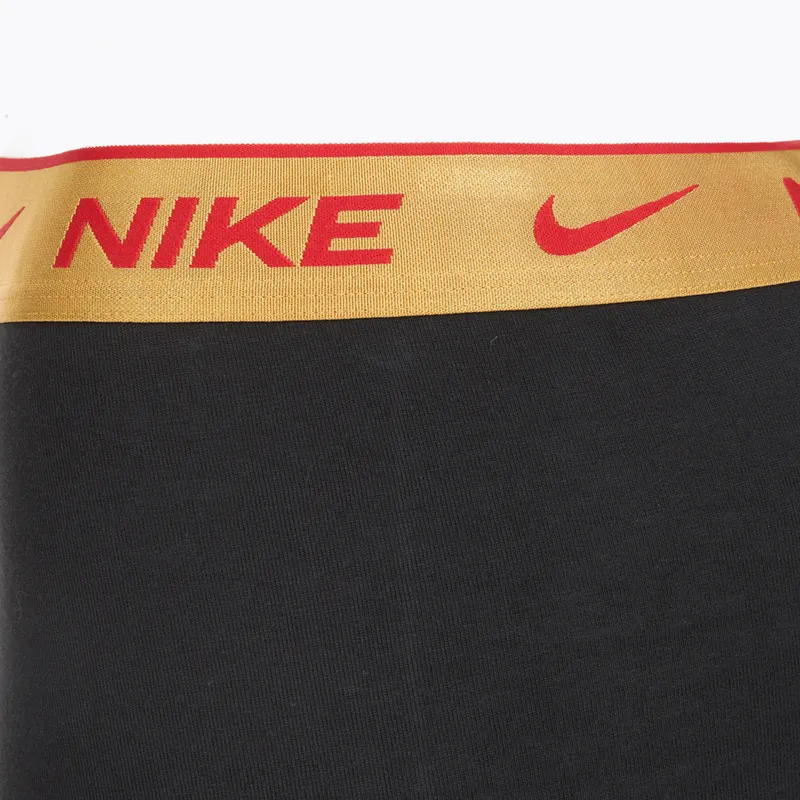Nike 3 pack trunk boxer cotone elastico con logo 0000KE1008 tripack nero - immagine 3