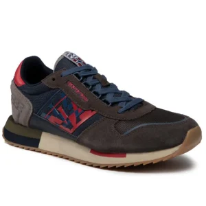 Napapijri Sneaker Pelle Scamosciata Virtus Running Casual Outdoor Grigio