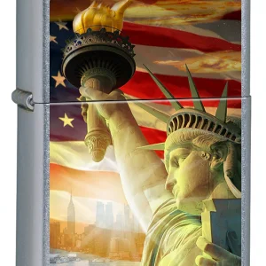Zippo Liberta' Alba Argento Unisex