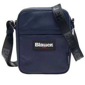 Blauer Borsa Tracolla Coated Taslan Crossbody Blu