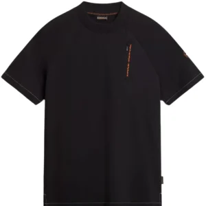 Napapijri Maglietta Manica Corta Weddell Cotone Nero