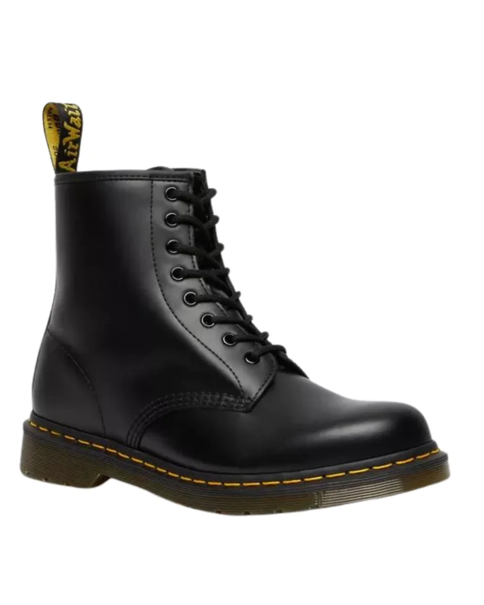 Dr. Martens Stivaletti 1460 Black Smooth in Pelle Nero Unisex