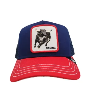 Goorin Bros. Cappellino Baseball Collection 'Raging Bull' Blu Rosso Unisex