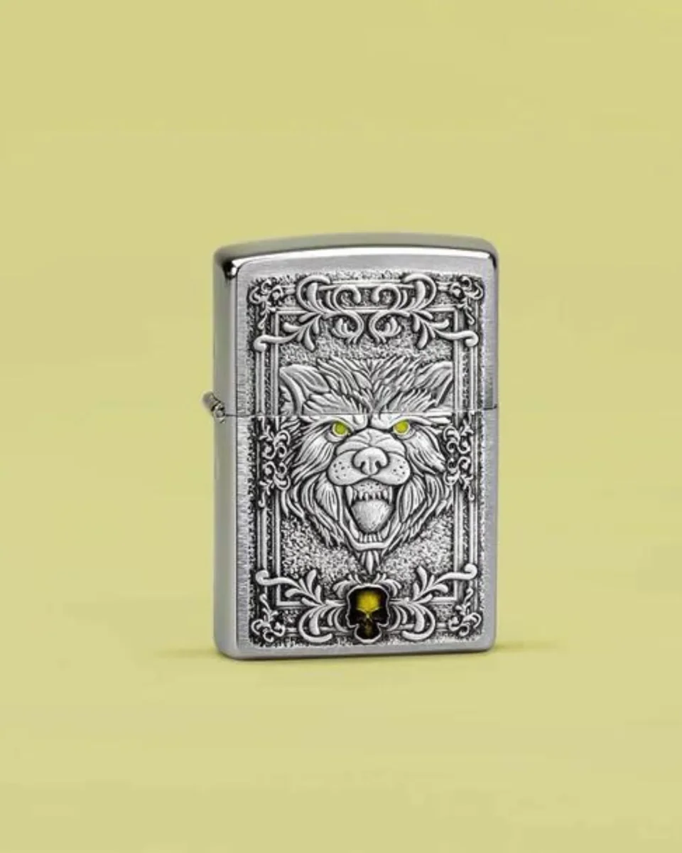 Zippo Antivento leone Ricaricabile Multicolore 48690 - immagine 5