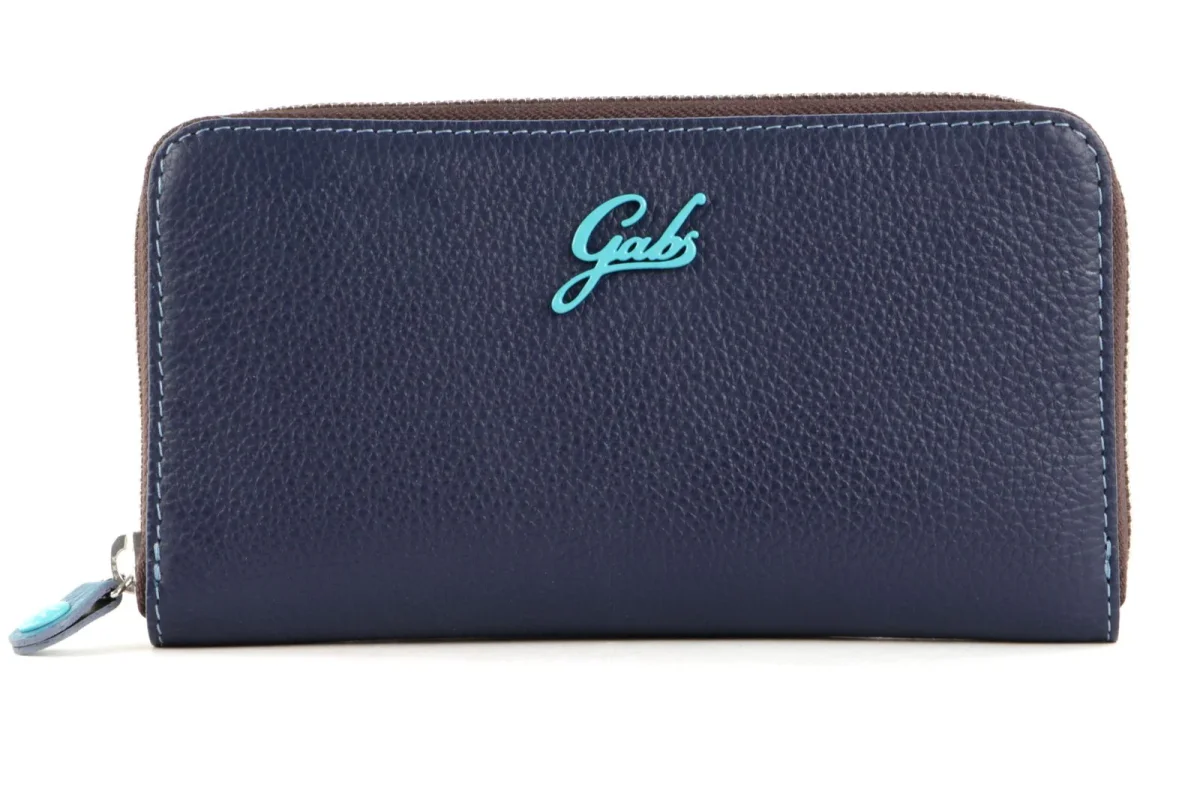 Gabs Portafoglio Gmoney17 pelle G140nd-p0086 Zip Around Blu Donna - immagine 3