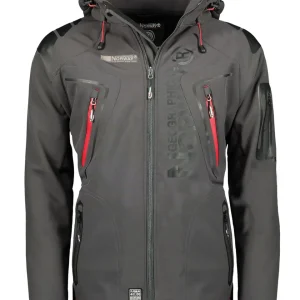 Geographical Norway Giubbotto Multifunzione Con Tasche Esterne Grigio Uomo