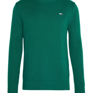 Tommy Jeans Essential Crew Neck Maglioncino Cotone Verde