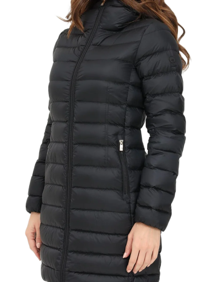 Ciesse Piumini Nikak Piumino Parka Giaccone Lungo Con Cappuccio Slim Fit Nero Donna - immagine 3
