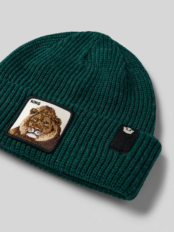 Goorin Bros. Cuffia Beanie 'The Lion King' in Misto Acrilico Verde Prato Unisex - immagine 3