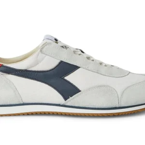 Diadora Heritage Sneakers Equipe H Canvas Pelle/Tessuto Bianco Stone Wash