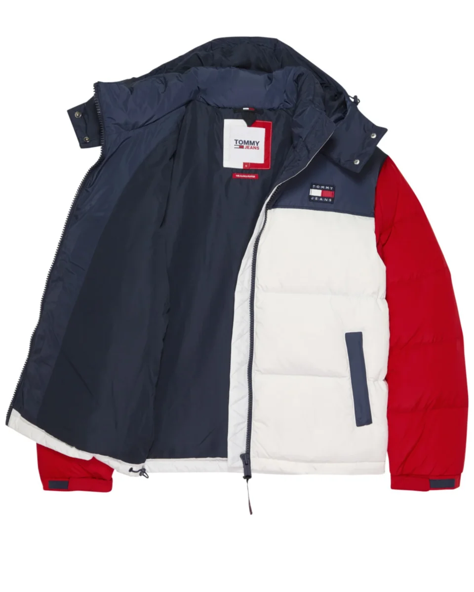 Tommy Jeans Giacca Parka Bio Riciclato Fashion Logo Hilfiger Bianco - immagine 5