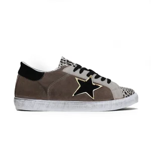 D-red Sneakers Bassa Con Lacci Grigio Donna