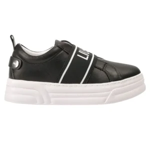 Liu Jo Sneakers Logo Pelle Nero