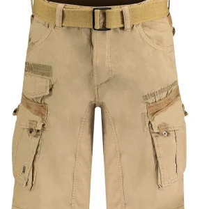 Geographical Norway Pantalone Corto Beige Uomo