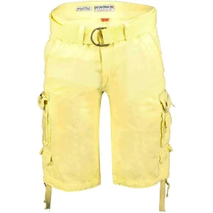 Geographical Norway Pantalone Corto Giallo Uomo