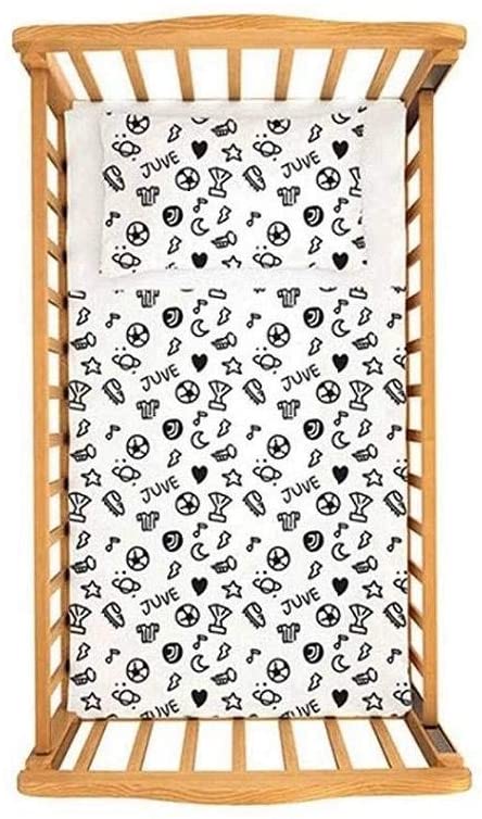 Juventus Baby Completo Letto Bianco Bambino cotone scatola regalo - immagine 3