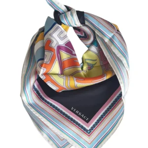 Versace Foulard in Seta 100% Multicolore
