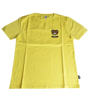Moschino Underbear Logo Stretch-Jersey Giallo Cotone