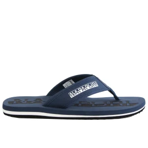 Napapijri Infradito Flip Flop Blu Cotone