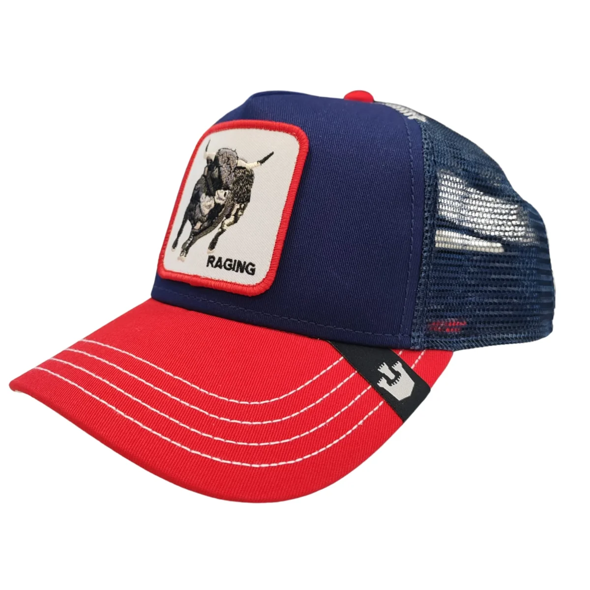 Goorin Bros. Cappellino Baseball Collection 'Raging Bull' Blu Rosso Unisex - immagine 3