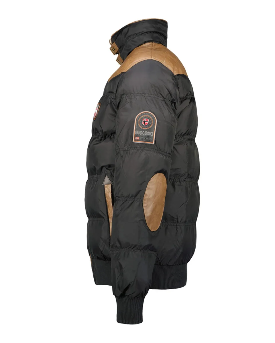 Geographical Norway Giacca Giubbotto Teddy Orsetto Nero Uomo Abramovitch - immagine 5