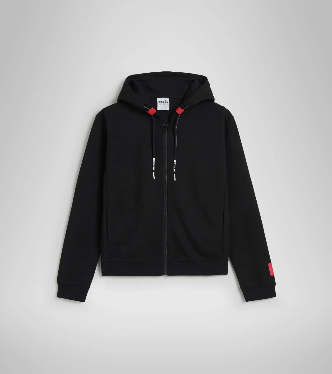 Diadora Felpa Sportiva L. FZ Hoodie Urbanity Nero - immagine 3