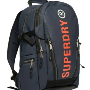 Superdry Zaino capiente 21 litri tasche escursionismo city scuola Tarp Blu