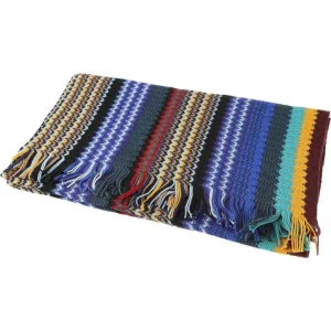 Missoni Stola Fantasia Geometrica Multicolore Lana