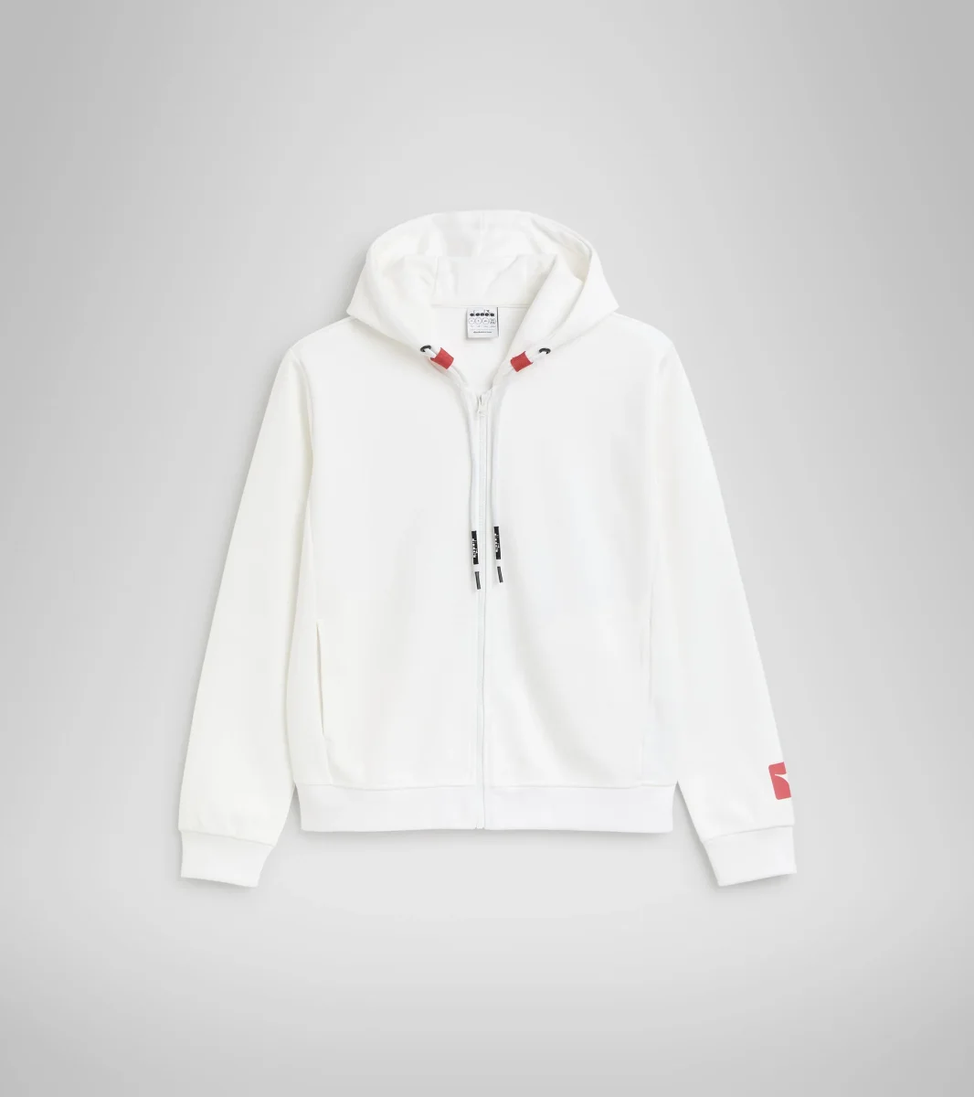 Diadora Sportiva L. FZ Hoodie Urbanity Bianco - immagine 3
