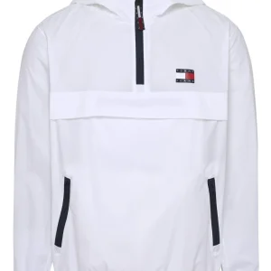 Tommy Jeans Giacca Antivento Piegabile Bianca