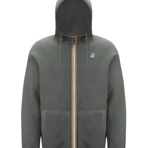 K-way Jacques Polar Double Reversibile Giubbotto Full Zip Grigio Uomo