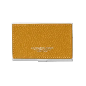 Spalding & Bros A.g. Porta Biglietti Da Visita Giallo Unisex
