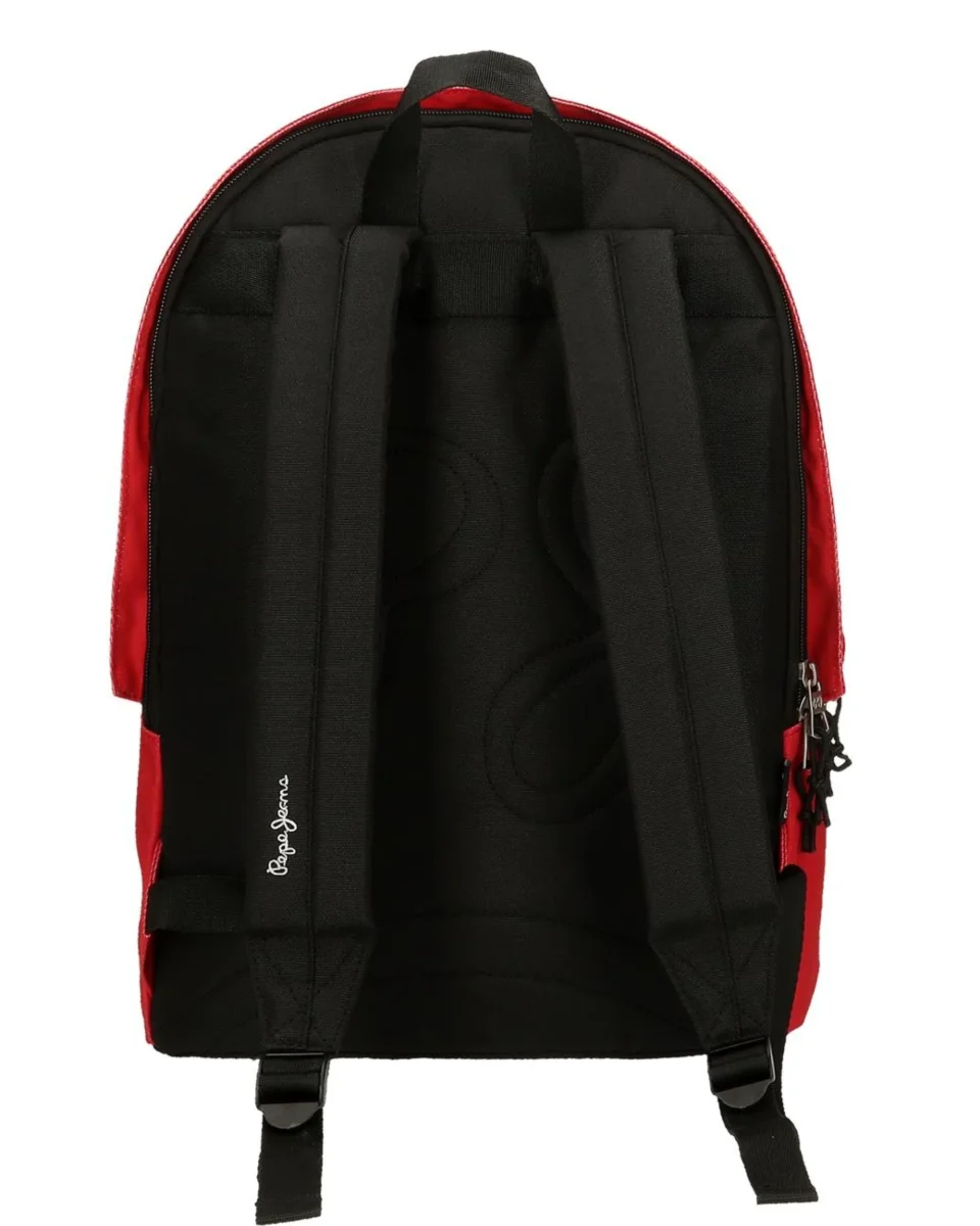 Pepe Jeans Zainetto Casual Aris 2 Comparti Rosso Unisex - immagine 4