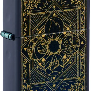 Zippo Ricaricabile Antivento Made In Usa Nel Box Regalo Blu Unisex