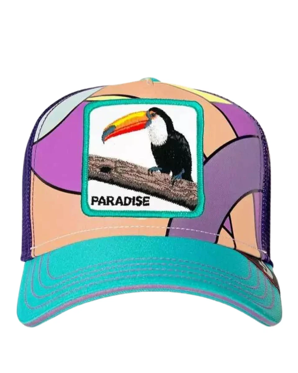 Goorin Bros. Trucker Cap Cappellino Special Edition Cambia Colore 'paradise' Azzurro Unisex - immagine 3