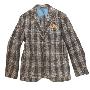 GIACCA UOMO SLIM FIT IN MISTO COTONE  BLU -   A172ALAN60L002N