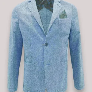 GIACCA UOMO  IN MISTO COTONE  AZZURRO - A182GEGE78|TF035O