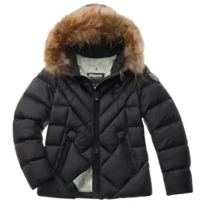 Blauer Giubbino Corto Imbottito Alicia Nero Donna