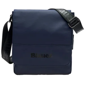 Blauer Borsello camera bag 27x24x7 Cm Circa Cerato Blu Uomo