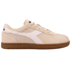 Diadora Sneaker Casual Tomaia In Pelle Beige Unisex