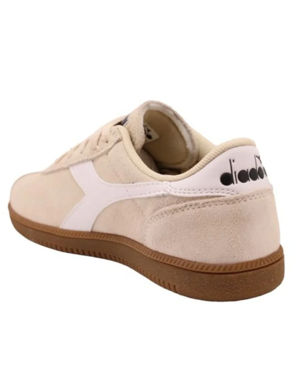 Diadora Sneaker Casual Tomaia In Pelle Beige Unisex - immagine 4