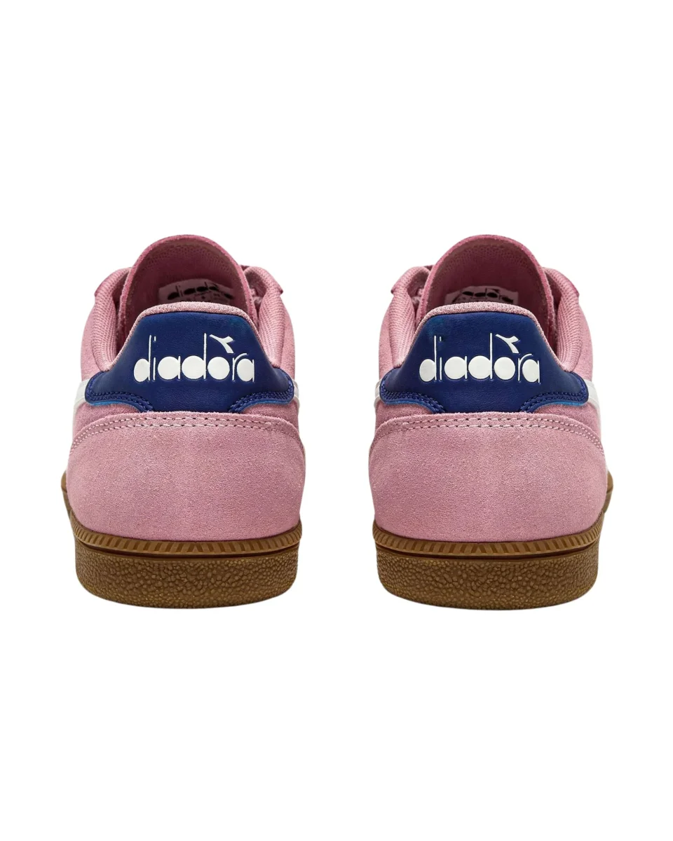 Diadora Sneaker Casual Tomaia In Pelle Rosa Unisex - immagine 5